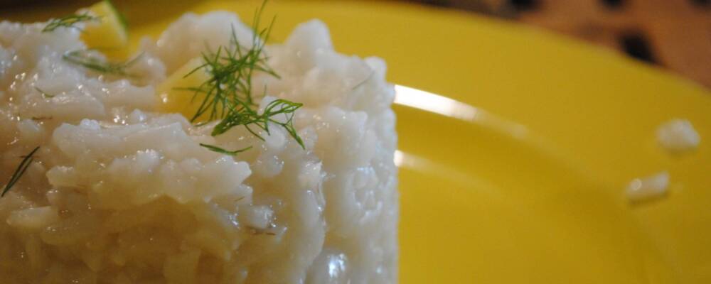 RISOTTO ALLE MELE GOLDEN E ANETO